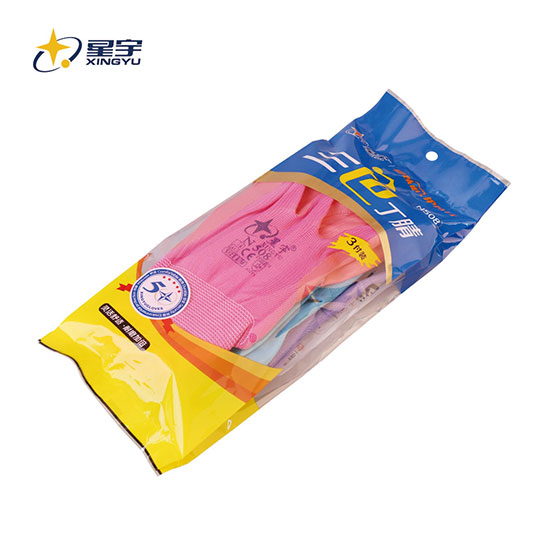 N508十三针彩尼龙丁腈手套（三付精装）